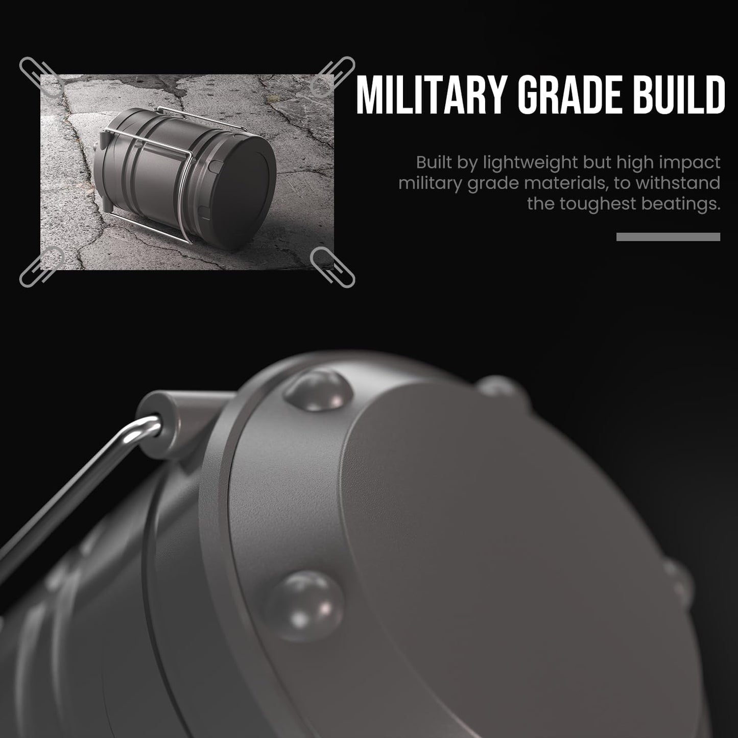 Lichamp 8 Pack LED Lantern Camping Light, Battery Operated Lanterns COB Super Bright for Power Outages Indoor Emergency Outdoor Camping Hiking Kit, B8GY