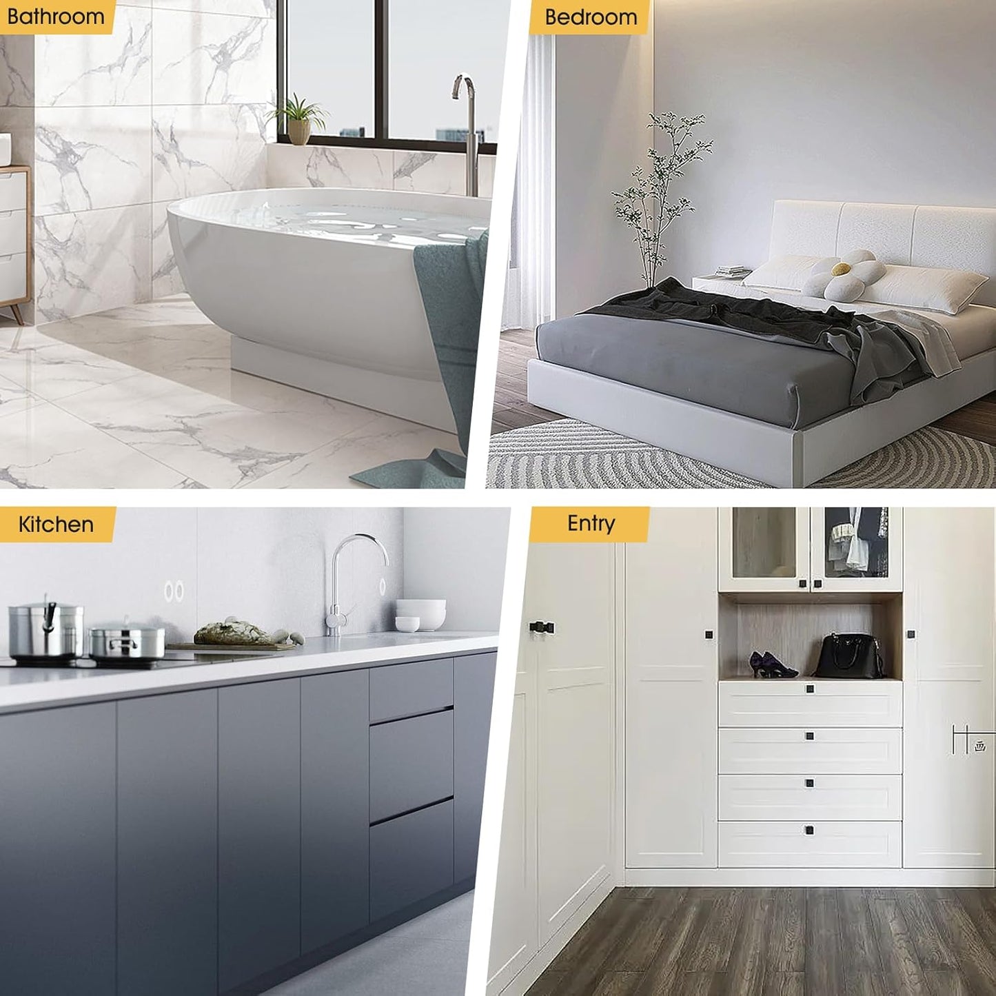 Upgrade Luxury 2 Piece Dusty Pink Toilet Bathroom Rug Mat U Shape 24"x20"+48"x20", Ultra Soft Thick Absorbent Bath Mats, Non Slip Chenille Toilet Mat for Bathroom, Bedroom, Kitchen, Shower, Tub