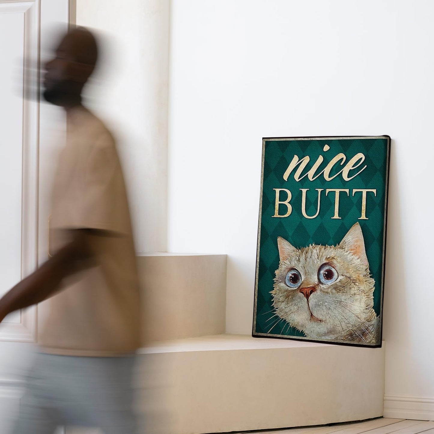 DIHSIEG Canvas Wall Art Print Frameless Floral Canvas Picture Poster, Motivational Wall Art Canvas Decor, Bedroom Canvas Prints, Dark Wall Art 12x16 Inch (dark green4)