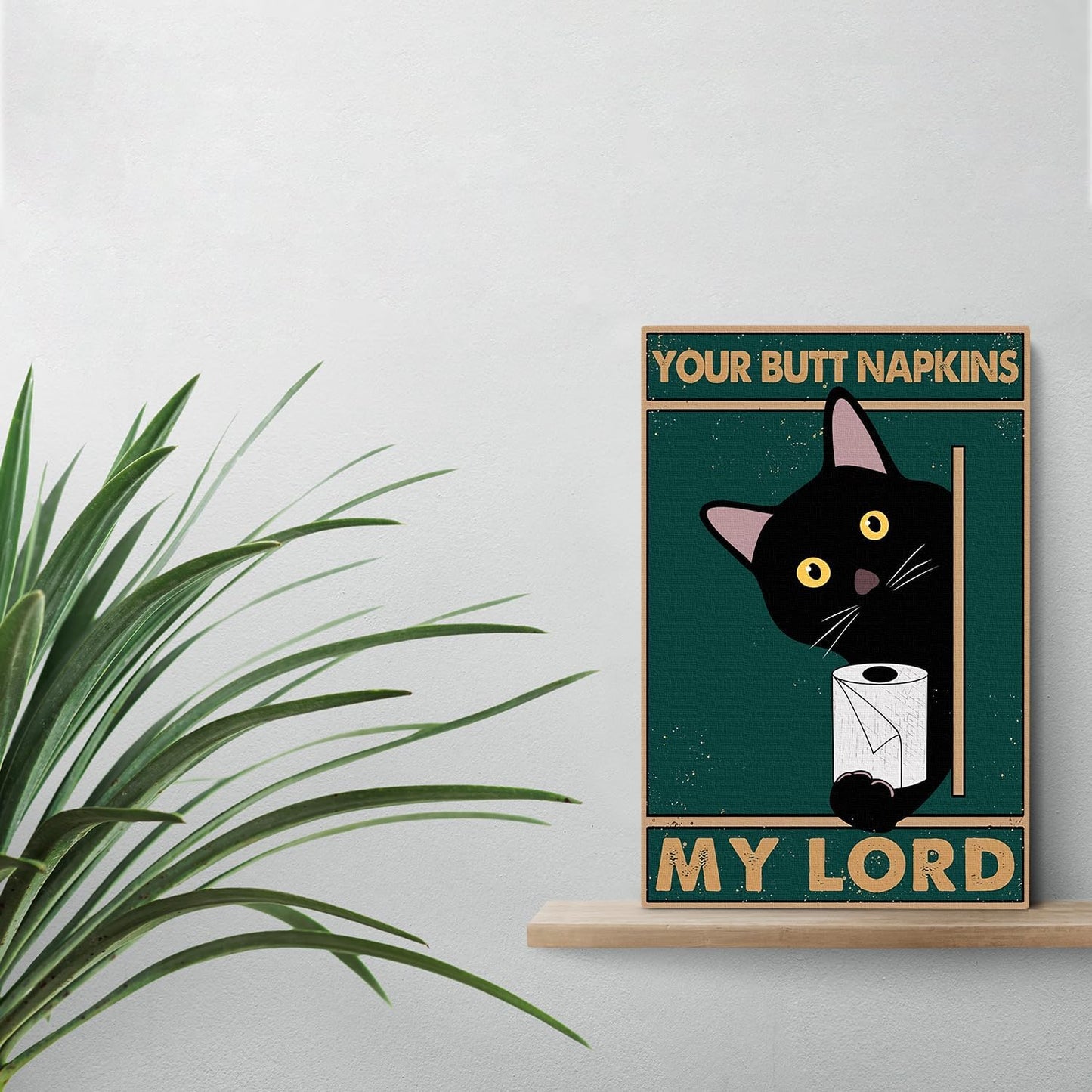 DIHSIEG Canvas Wall Art Print Frameless Floral Canvas Picture Poster, Motivational Wall Art Canvas Decor, Bedroom Canvas Prints, Dark Wall Art 12x16 Inch (dark green5)