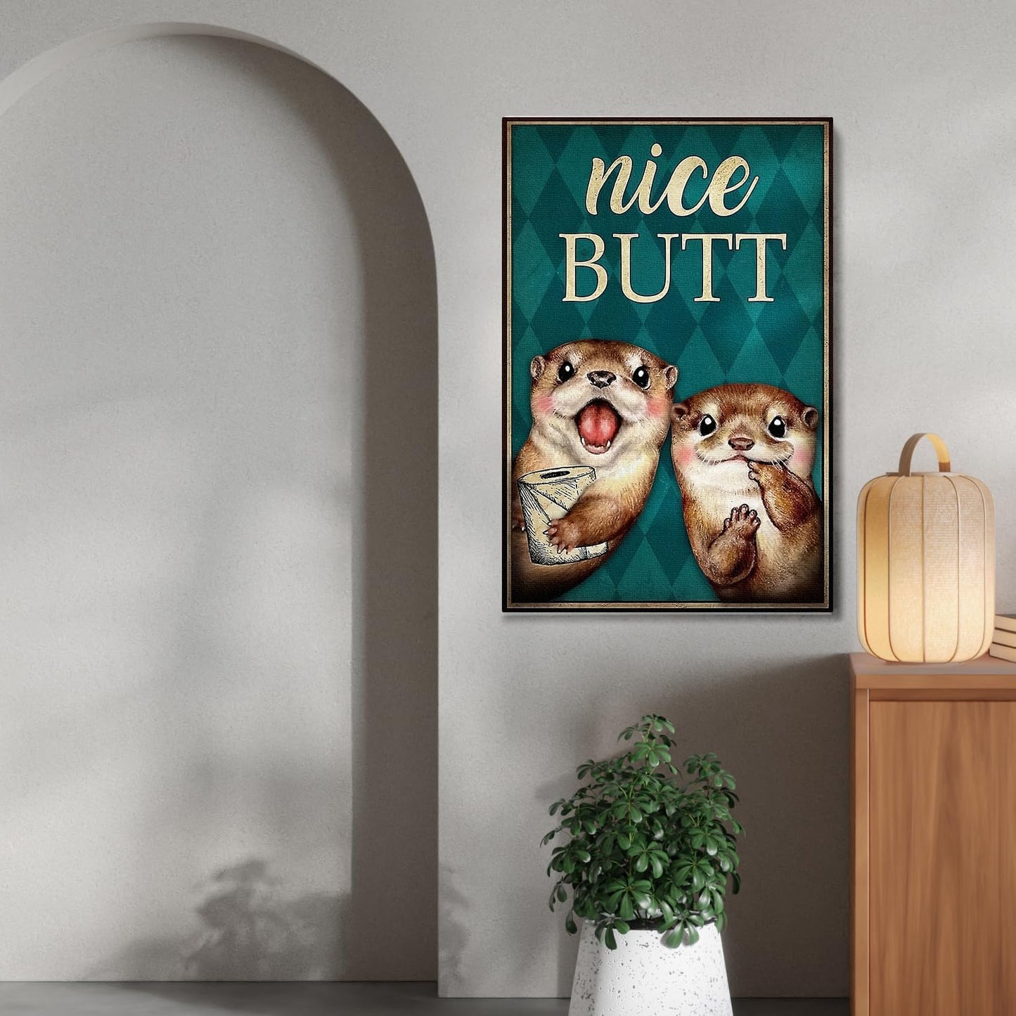 DIHSIEG Canvas Wall Art Print Frameless Floral Canvas Picture Poster, Motivational Wall Art Canvas Decor, Bedroom Canvas Prints, Dark Wall Art 12x16 Inch (dark green7)