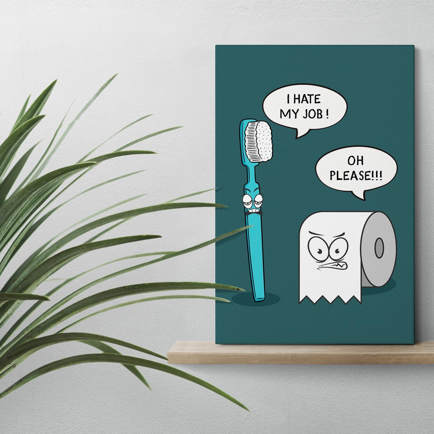 DIHSIEG Canvas Wall Art Print Frameless Floral Canvas Picture Poster, Motivational Wall Art Canvas Decor, Bedroom Canvas Prints, Dark Wall Art 12x16 Inch (dark green9)