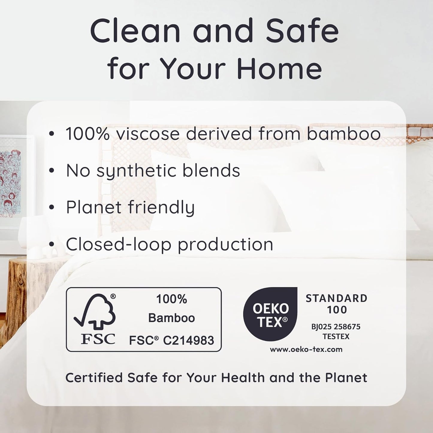 Bambaw 100% Viscose Derived from Bamboo Sheets Full Size Set – 4pcs Cooling Sheets Full Size, Perfect for Hot Sleepers, Luxury Sheets, Buttery Soft Bed Sheets, with Elastic Corner Straps (Ivory)