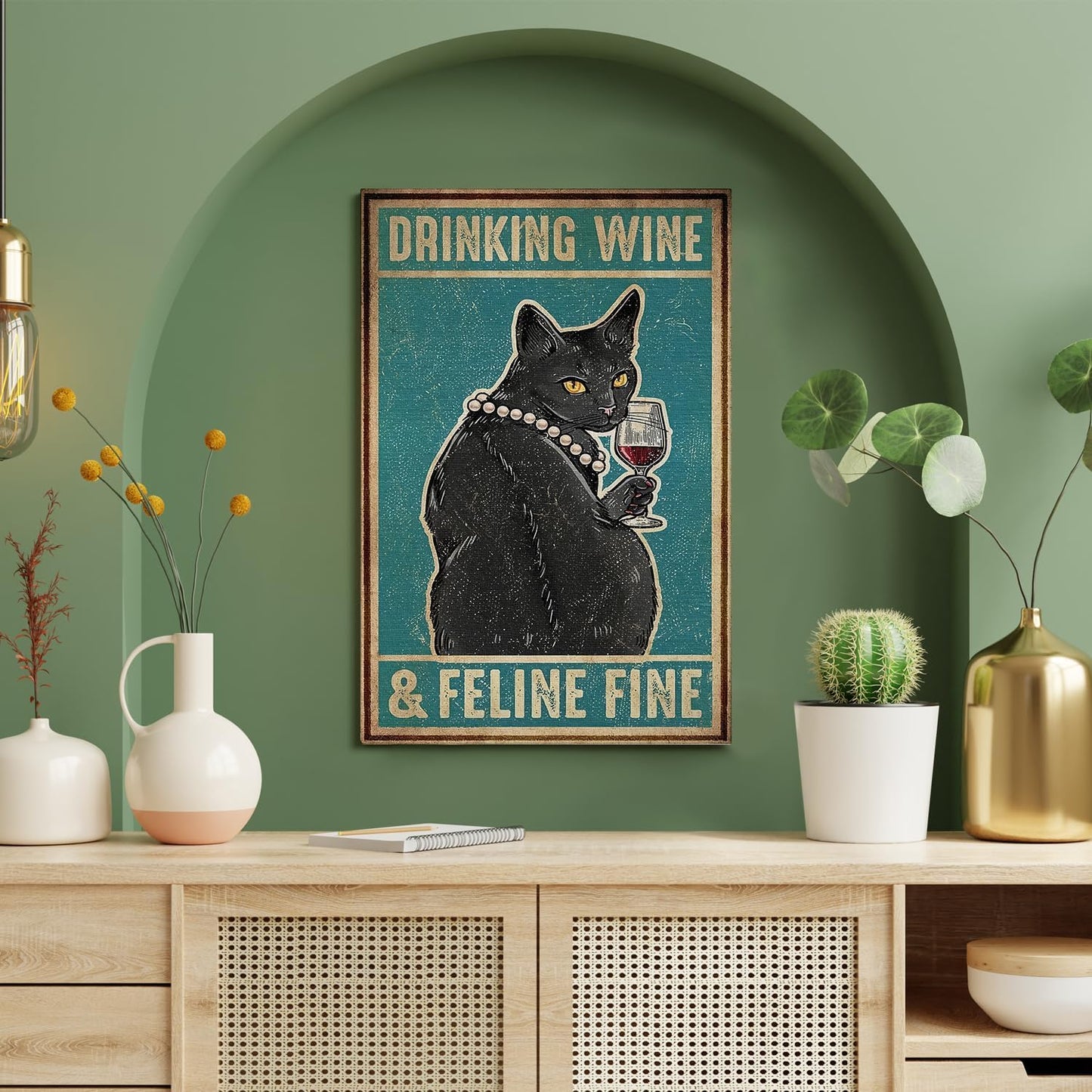 DIHSIEG Inspirational Canvas Wall Art Funny Bathroom Wall Art Print Poster, Frameless Canvas Decor,with Hook, Can be Placed on the Table,Motivational Prints,Dark 12x16 Inch