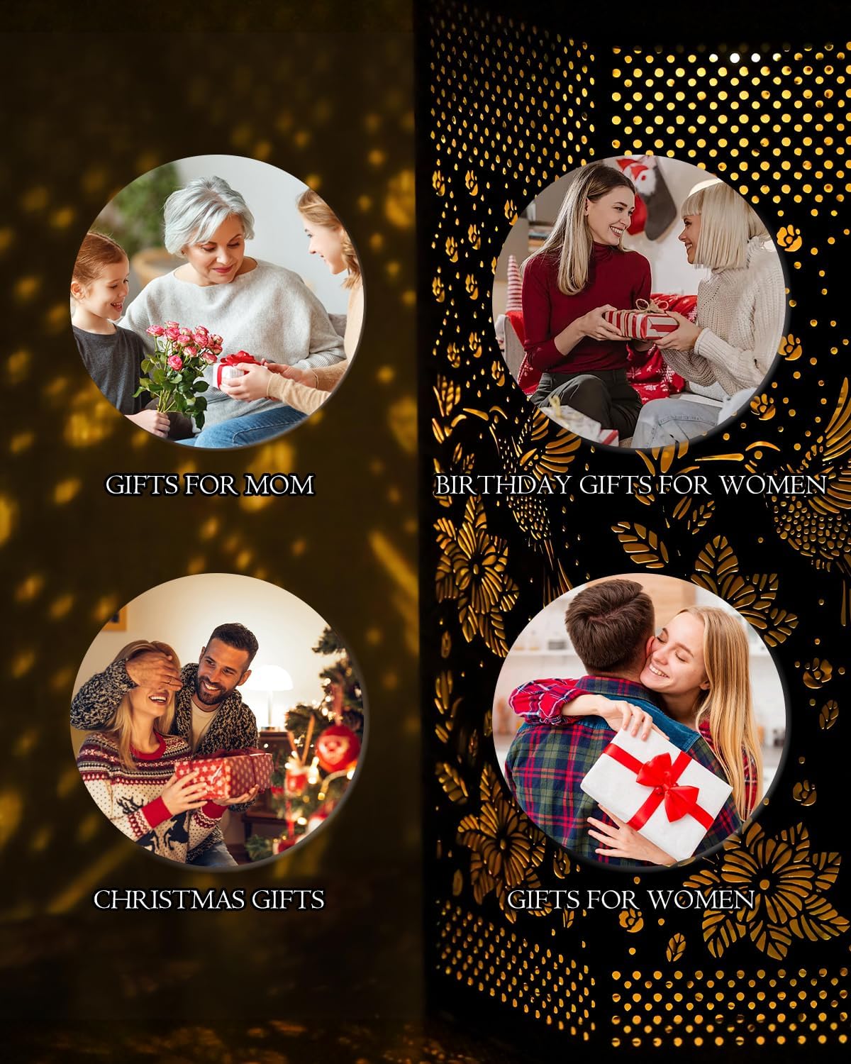 Birthday Gifts for Women Men - Father Day Gifts, Garden Decor Solar Lights Outdoor, 2 Pack Hummingbird Solar Lantern Outdoor Waterproof Outdoor Decoration for Outside, Yard, Lawn, Patio Deals