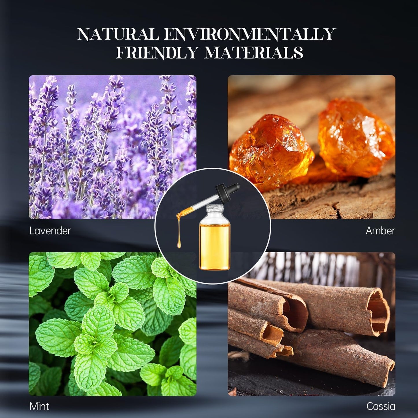 Reed Diffuser Set, 6.1 oz (180 ml) My Way Woody Fragrance Diffuser with 6 Reed Sticks and Scented Diffuser Flower Long-Lasting Home Fragrance Reed Diffuser for Home Room Office Bathroom Shelf Decor