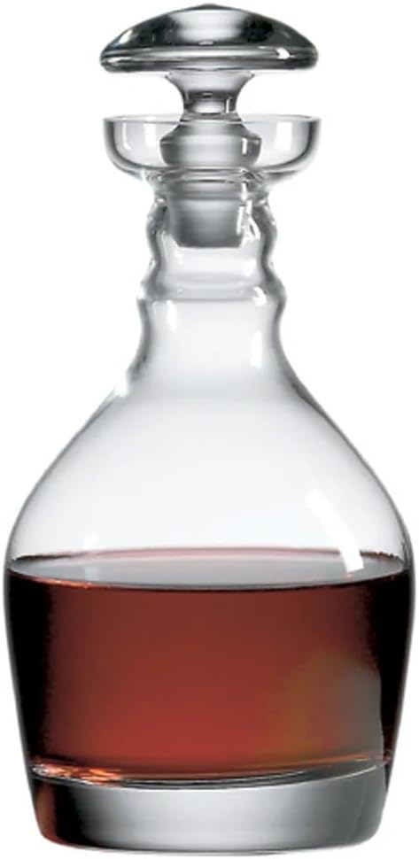 Ravenscroft Crystal | Elegant European-Made Hand-Blown Thomas Jefferson Decanter with Stopper | 100% Lead-Free Crystalline | 47.5 FL Oz | Gift-Boxed