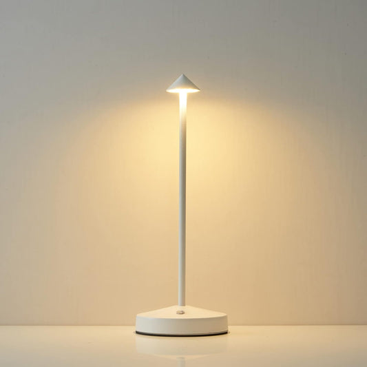 Cordless Table Lamps,Rechargeable Led Touch Bar Lamp, Portable Battery Desk Lamp,2 Level Brightness Dimmable Night Light,Minimalist Design, for Living Room/Restaurant/Couple Dinner/(White)