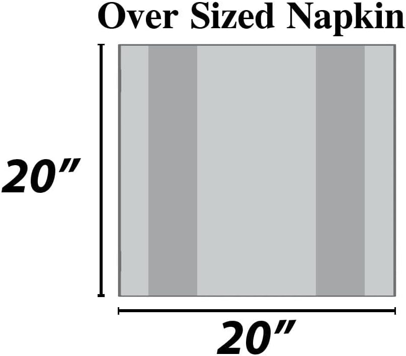 Urban Villa Cotton Dinner Napkins Set of 6, Highly Absorbent 20x20 Inches Premium Cloth Napkins Hotel Quality Reusable & Washable Table Dinner Napkins for Home & Weddings - Yellow/White, Checks