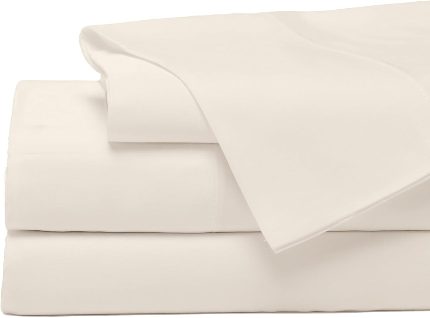 Cozy Earth Luxury Bed Sheet Set - 100% Viscose from Bamboo Fabric, Ultra-Soft & Breathable, Fits Regular & Deep Pocket Mattresses up to 20" - 4 Pieces Queen Sheet Set Oat