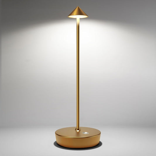 Cordless Table Lamps Rechargeable, 6000mAh Battery Operated LED Desk Lamp Outdoor Waterproof Portable Touch Dimmable Table Night Light for Patio Restaurant Dining Home Bronze