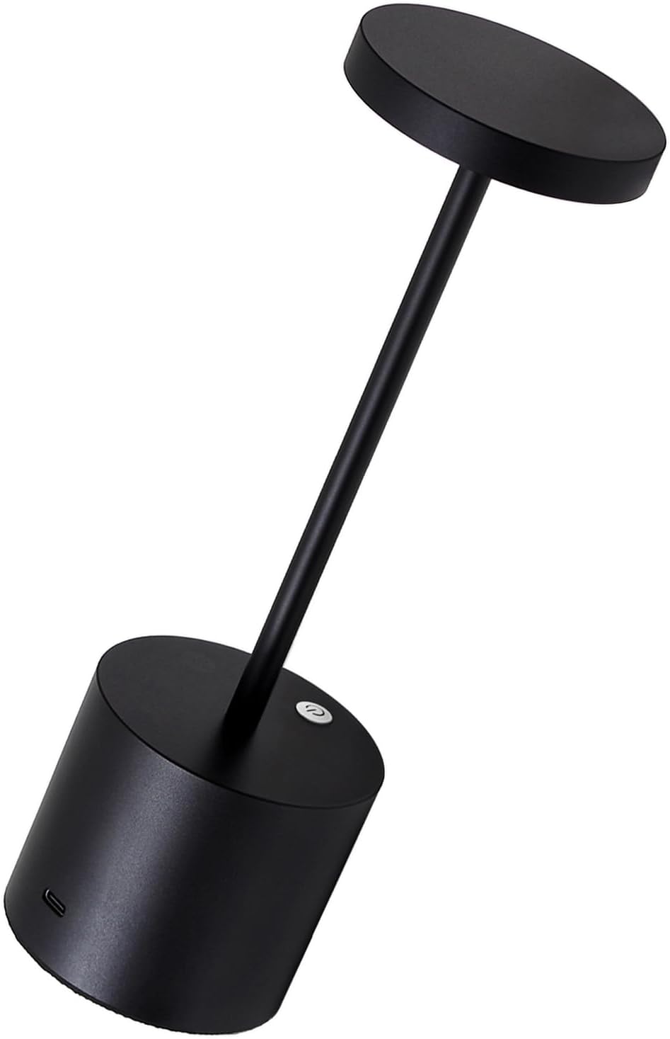 2 Pack Cordless Rechargeable Table Lamp, 3 Color Temperature & Dimmable, IP54 Waterproof Battery Operated Portable LED Light for Outdoor, Patio, Restaurant, Bedside, Shower (Black)