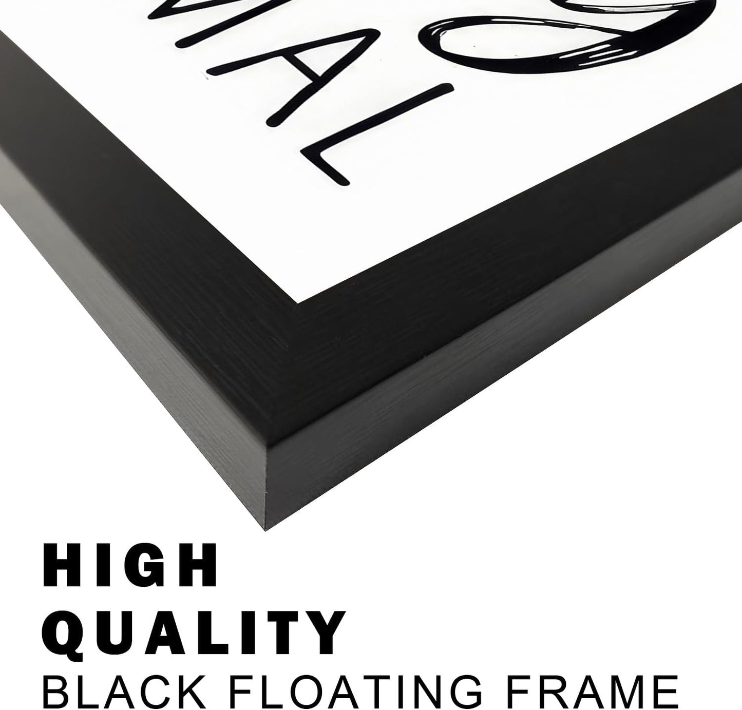 Black and White Bathroom Decor Wall Art Bathroom Decor Signs Black Framed Canvas Art Kid's Washroom