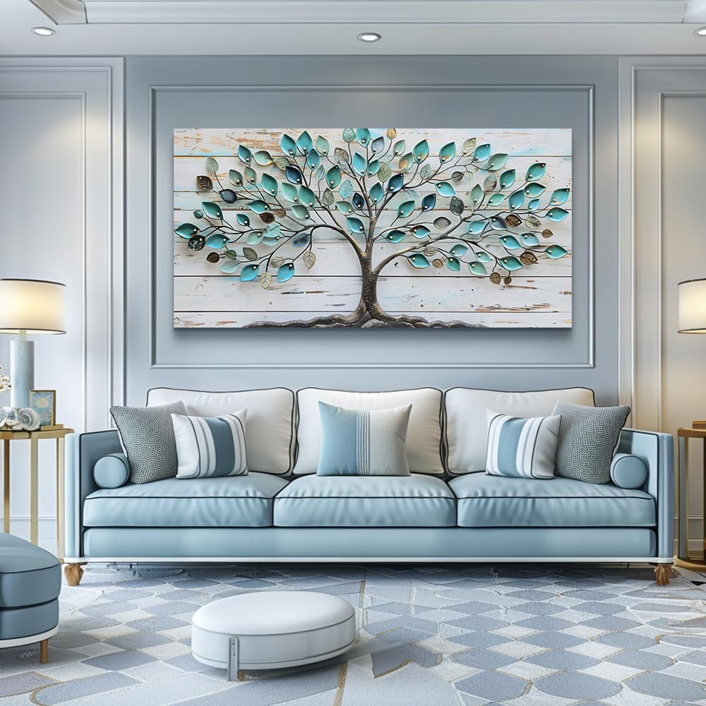 MHARTK66 30 X 60 Wall Art For Living Room Abstract Wall Decor For Bedroom Large Wall Art Canvas Prints Tree Landscape Picture Framed Artwork For Walls Office Paintings Modern Decorations For Home