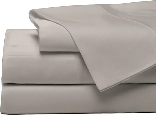Cozy Earth Luxury Bed Sheet Set - 100% Viscose from Bamboo Fabric, Ultra-Soft & Breathable, Fits Regular & Deep Pocket Mattresses up to 20" - 4 Pieces California King Sheet Set Dove Grey