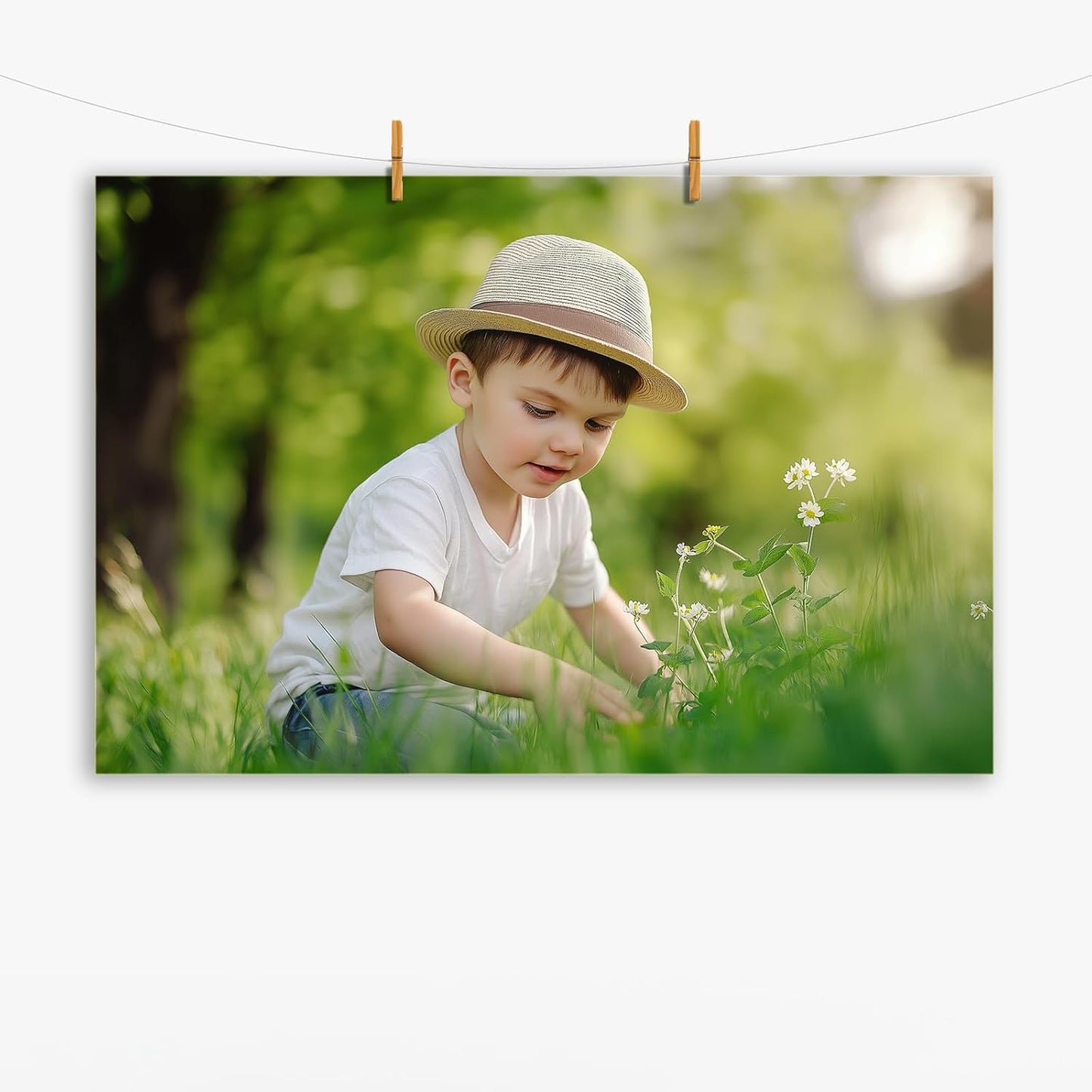 Unframed Rolled Canvas Prints with Your Photos Custom Poster Prints Personalized Your Photo On Canvas for Bedroom Living Room Office 36x24in