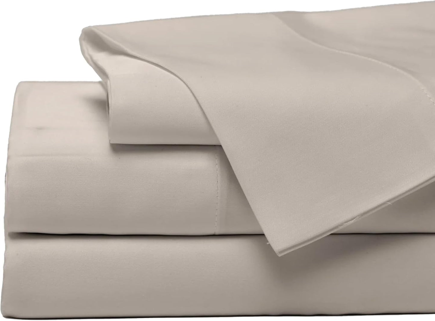 Cozy Earth Luxury Bed Sheet Set - 100% Viscose from Bamboo Fabric, Ultra-Soft & Breathable, Fits Regular & Deep Pocket Mattresses up to 20" - 4 Pieces California King Sheet Set Driftwood