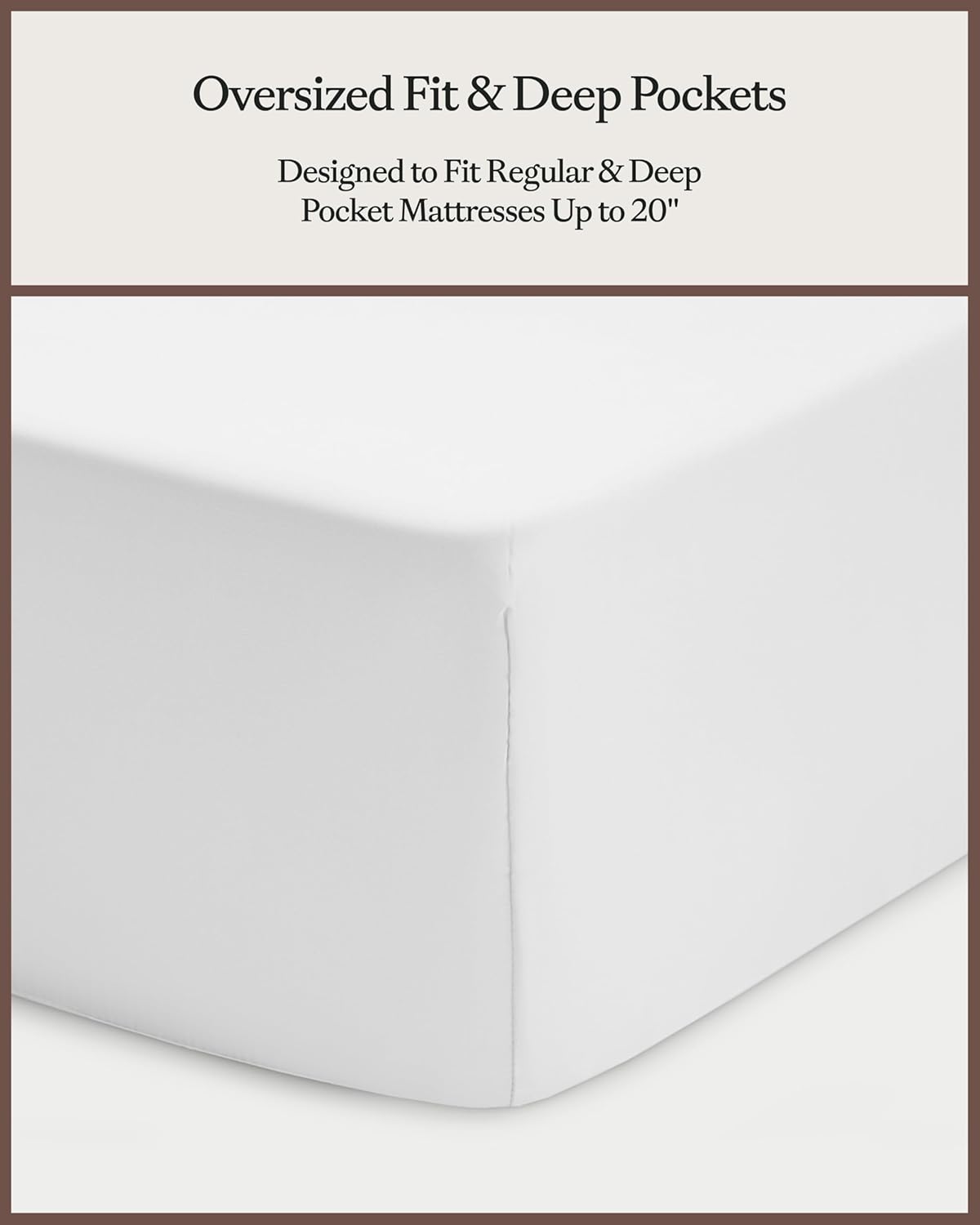 Cozy Earth Luxury Bed Sheet Set - 100% Viscose from Bamboo Fabric, Ultra-Soft & Breathable, Fits Regular & Deep Pocket Mattresses up to 20" - 4 Pieces King Sheet Set White