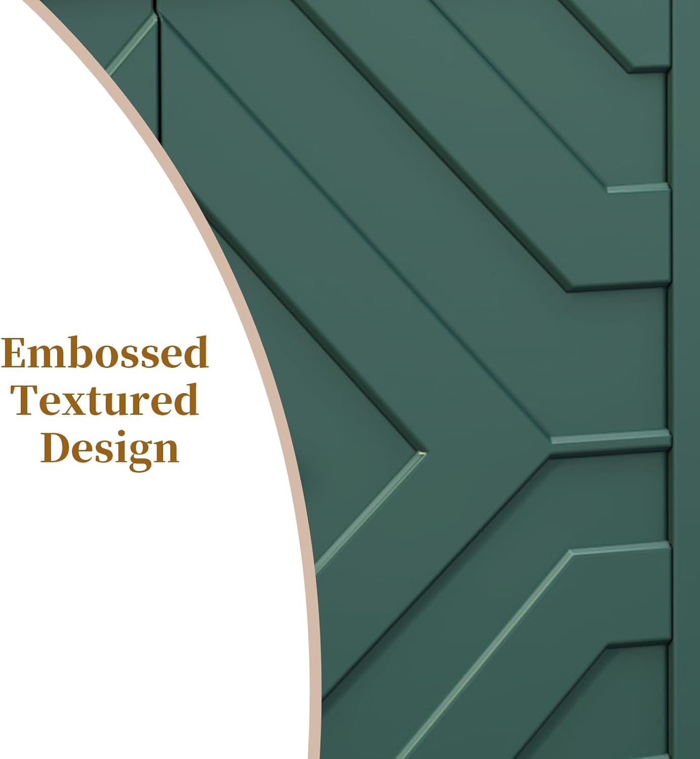 HLR 63'' Modern TV Stand for 65/70/75 inch TV, Entertainment Center with Storage Cabinet, Mid Century Green TV Stand,Embossed Pattern TV Console, TV Media Console for Living Room, Bedroom