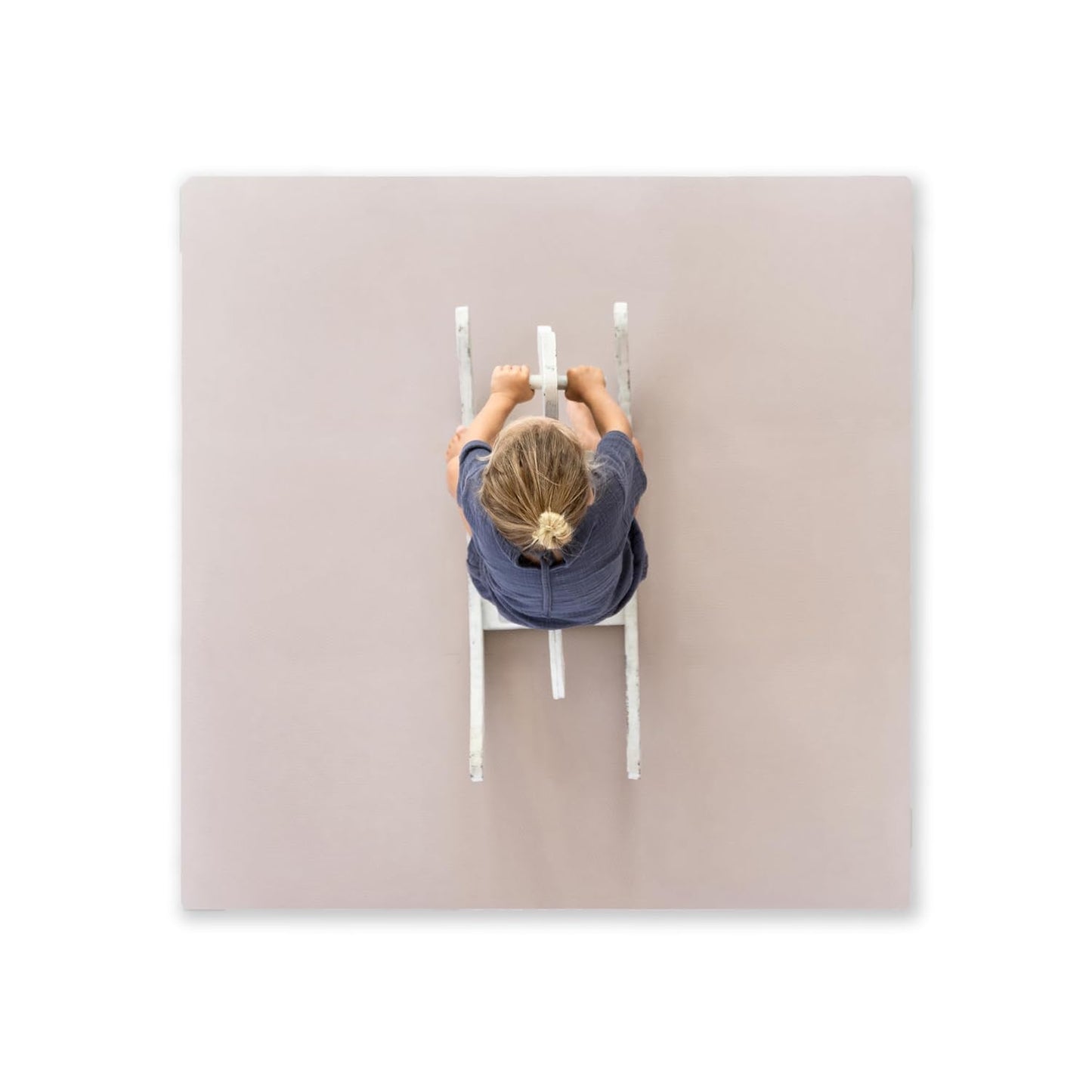 Toddlekind Solid Color Foam Play Mat 4x4 Baby Playmat. Stylish, Non-Toxic, Odorless, Plain Design Puzzle Play Mat 0m+ (Rose/Blush/Nude)