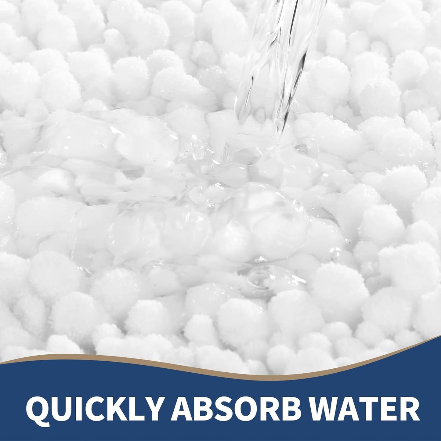 Yimobra Bathroom Rugs Sets 2 Piece - Quick Dry Extra Thick Luxury Chenille Bath Mat, Non Slip Super Absorbent for Tub Shower Sink, Machine Washable Shaggy Floor Mat, 32"x20"+24"x17" Inch, White