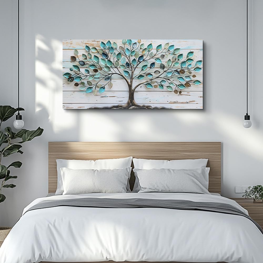 MHARTK66 Wall Art For Living Room Abstract Wall Decor For Bedroom Large Wall Art Canvas Prints Tree Landscape Picture Framed Artwork For Walls Office Paintings Modern Decorations For Home 24 X 48