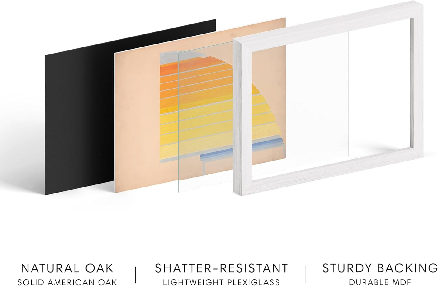 HAUS AND HUES Winold Reiss Art Print with White Oak Frame 16x20