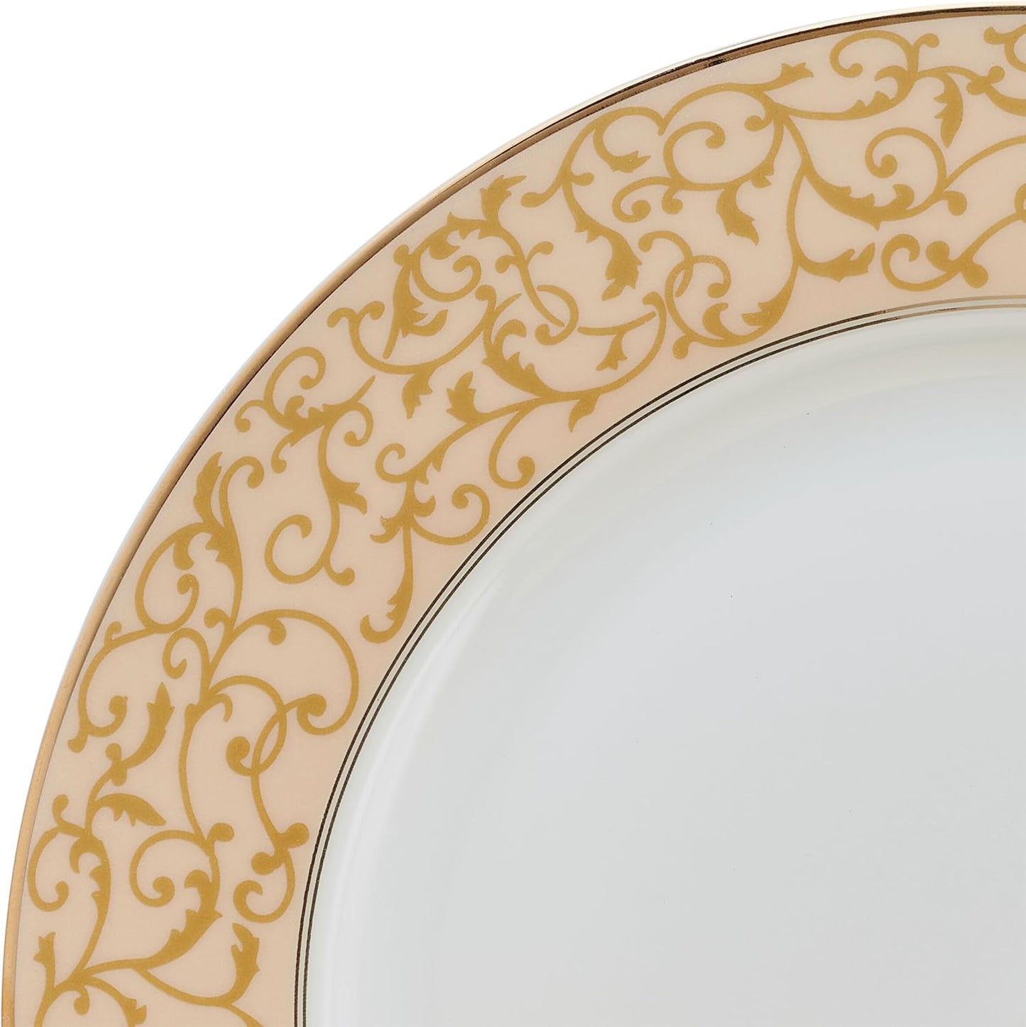 Mikasa Parchment Gold 40 Piece Dinnerware Set, Service for 8