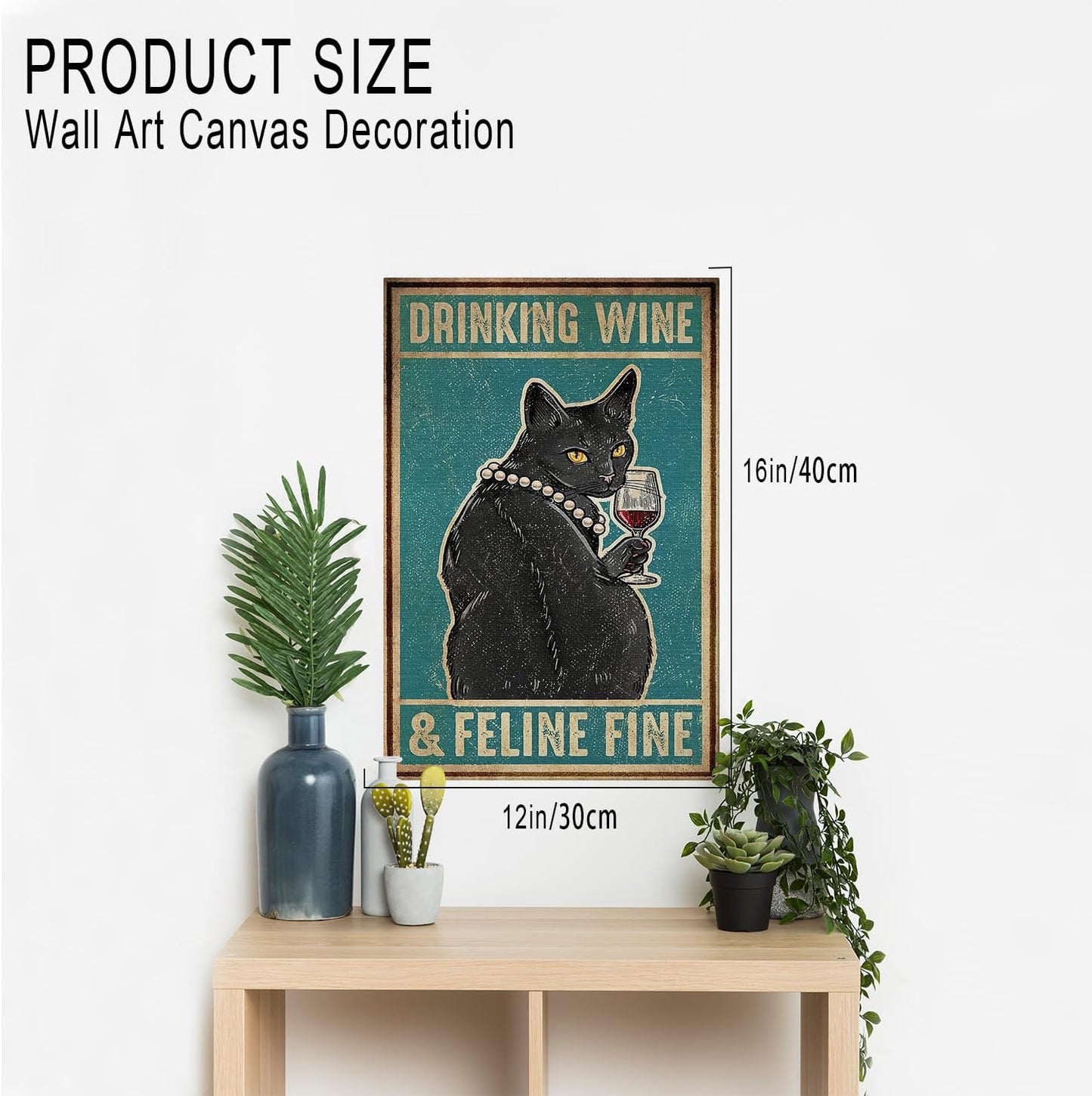 DIHSIEG Inspirational Canvas Wall Art Funny Bathroom Wall Art Print Poster, Frameless Canvas Decor,with Hook, Can be Placed on the Table,Motivational Prints,Dark 12x16 Inch