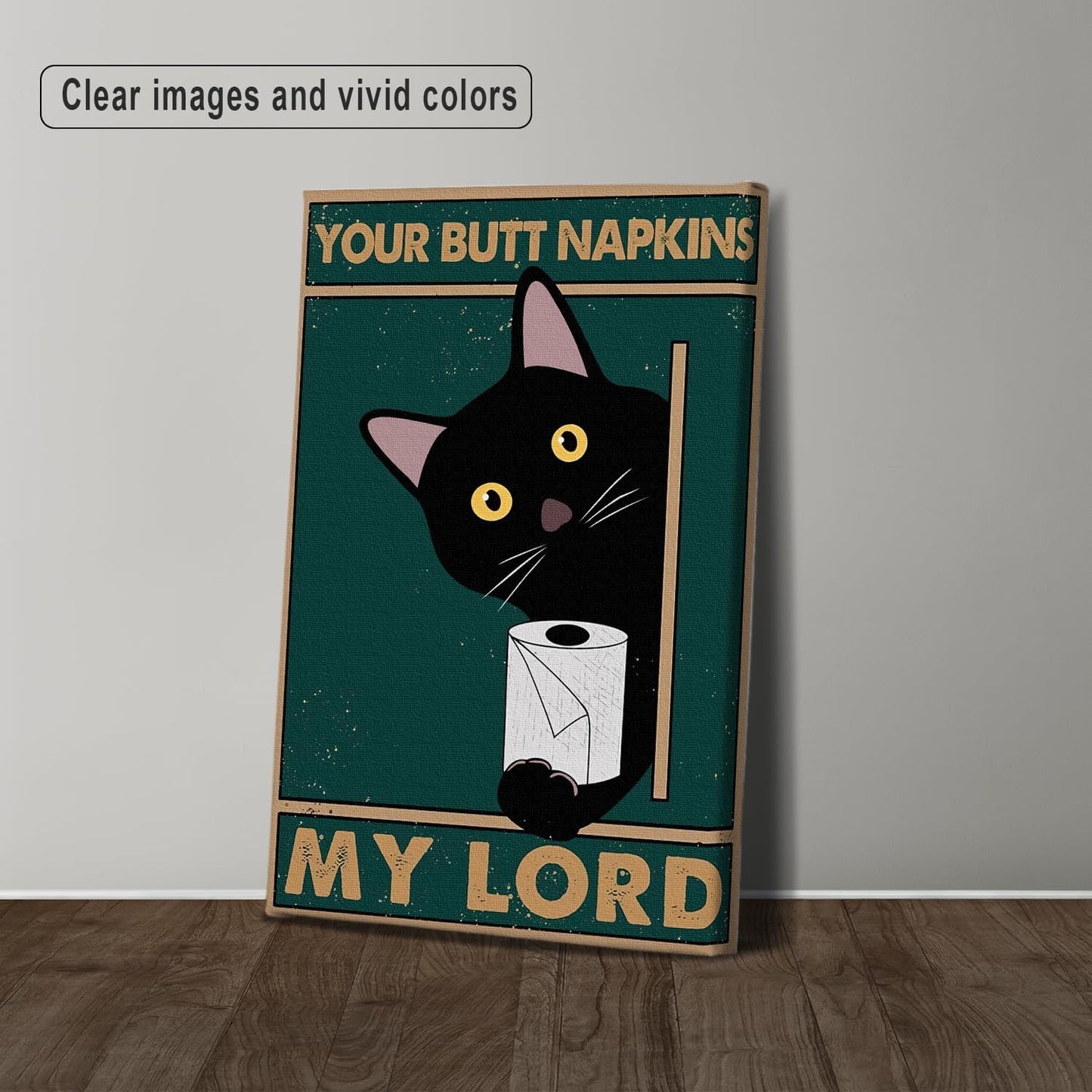 DIHSIEG Canvas Wall Art Print Frameless Floral Canvas Picture Poster, Motivational Wall Art Canvas Decor, Bedroom Canvas Prints, Dark Wall Art 12x16 Inch (dark green5)