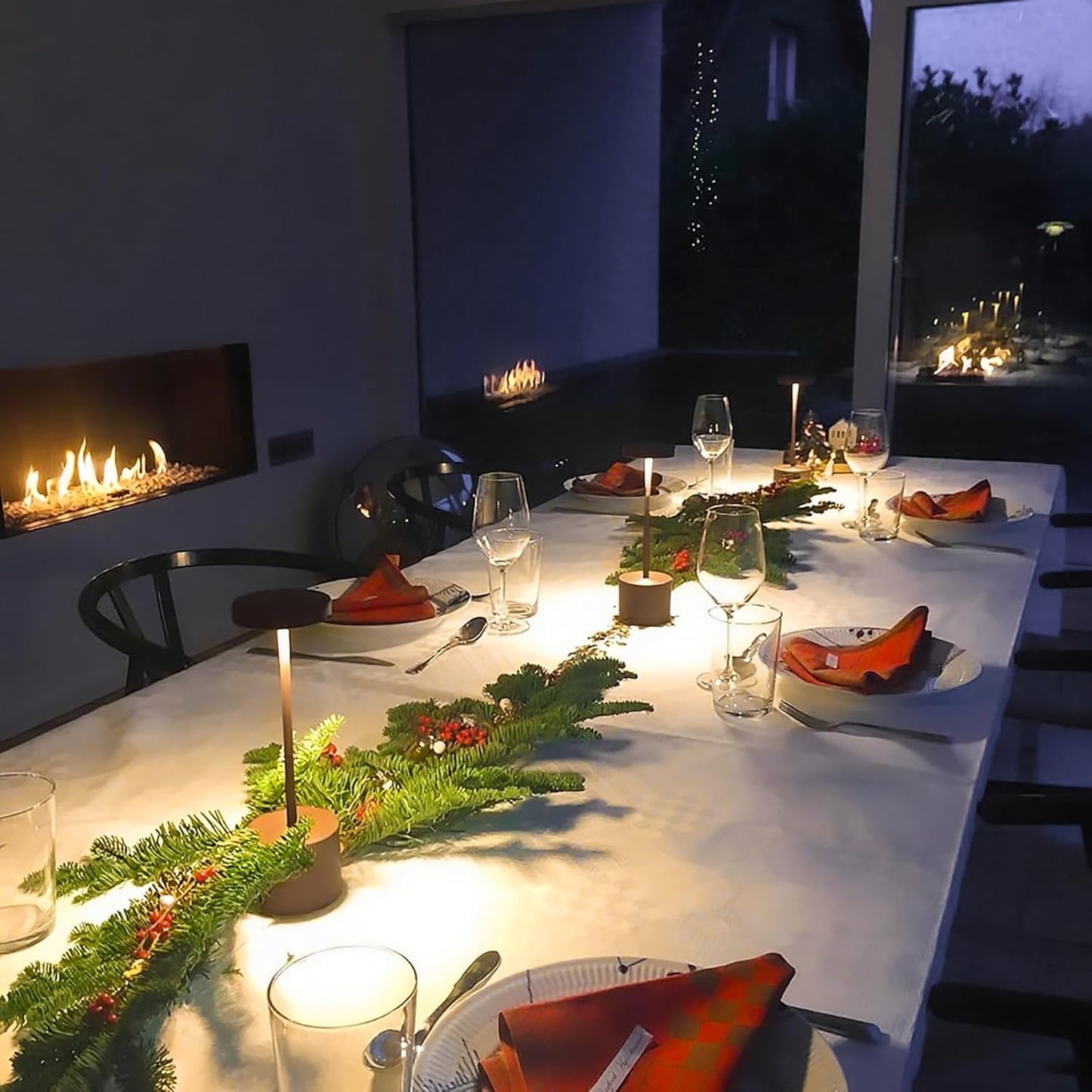 2 Pack Cordless Rechargeable Table Lamp, 3 Color Temperature & Dimmable, IP54 Waterproof Battery Operated Portable LED Light for Outdoor, Patio, Restaurant, Bedside, Shower (Mocha)