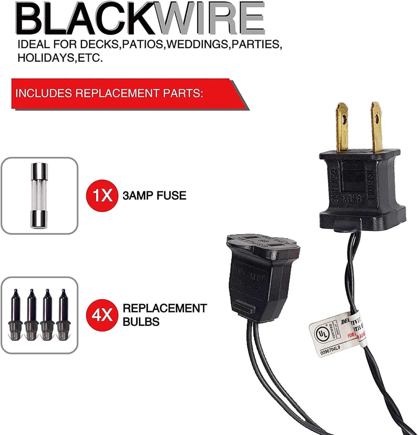 TW SHINE Orange Halloween Lights, 2 Pack 20FT 100 Count Incandescent Mini String Lights, Waterproof Halloween Decorations for Outdoor Indoor Patio Home Party Garden Yard Decor