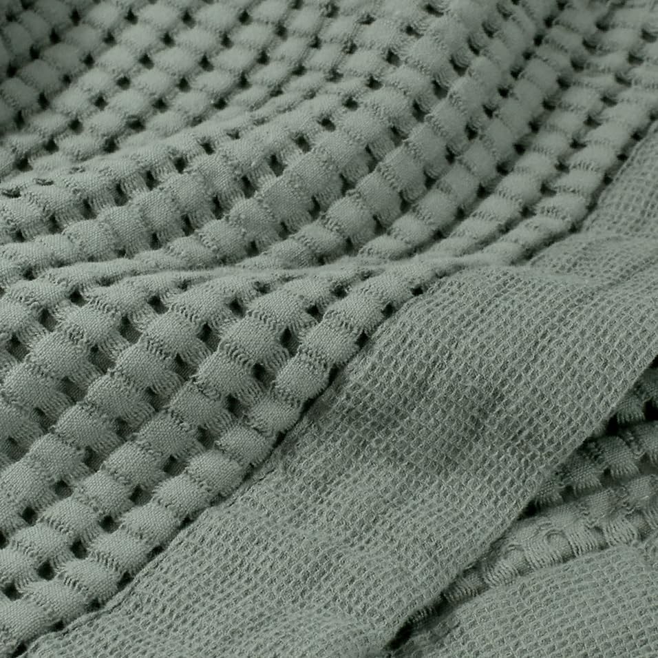 GILDEN TREE Bathroom Mat Absorbent Cotton Quick Dry for Shower, Bath & Bathtub Washable Thin, Modern Style (Sage Grey)