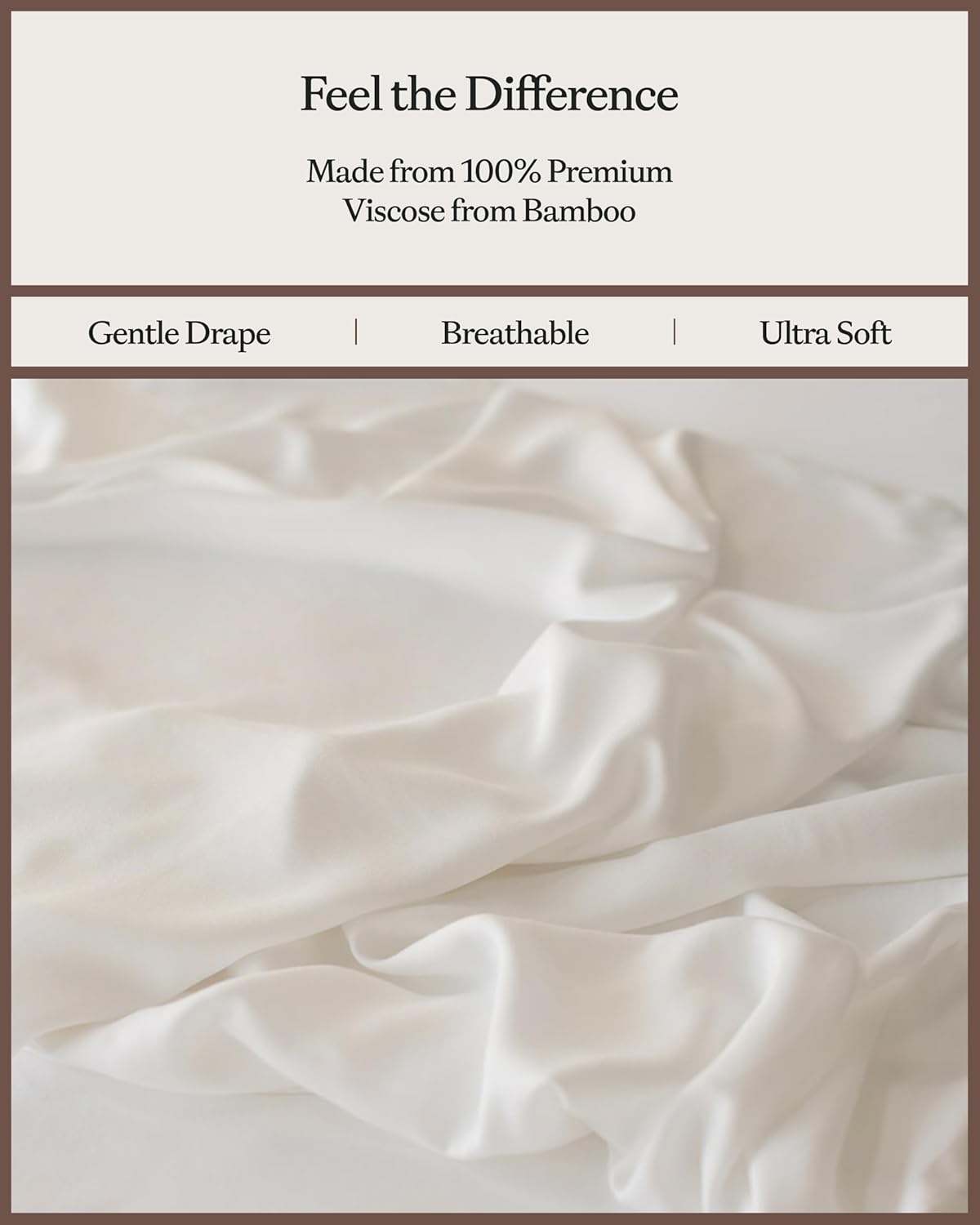 Cozy Earth Luxury Bed Sheet Set - 100% Viscose from Bamboo Fabric, Ultra-Soft & Breathable, Fits Regular & Deep Pocket Mattresses up to 20" - 4 Pieces California King Sheet Set White