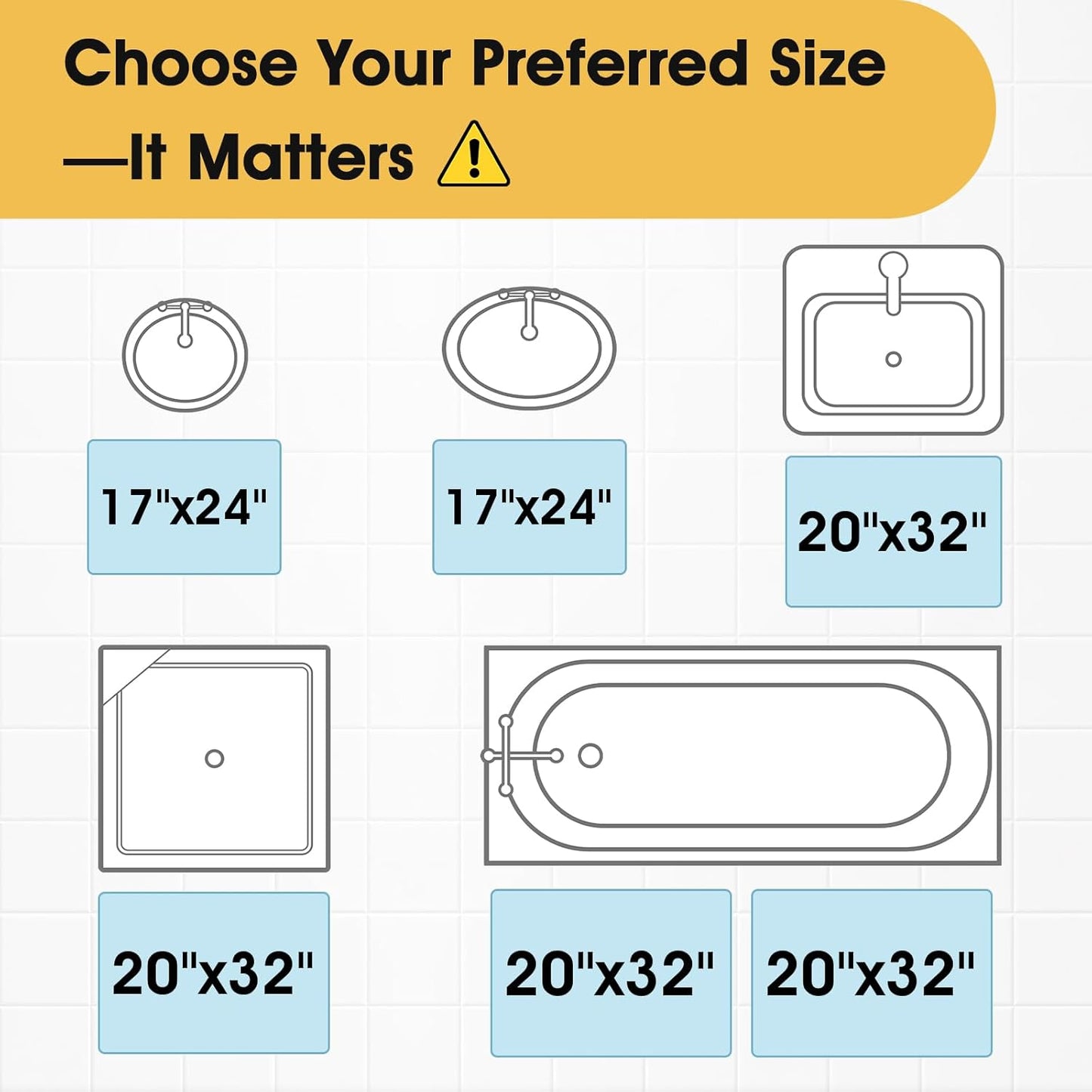 ACCUMTEK Upgrade Luxury 2 Piece Beige Toilet Bathroom Rug Mat 32"x20"+24"x17", Ultra Soft Thick Absorbent Bath Mats, Non Slip Chenille Toilet Mat for Bathroom, Bedroom, Kitchen, Shower, Tub