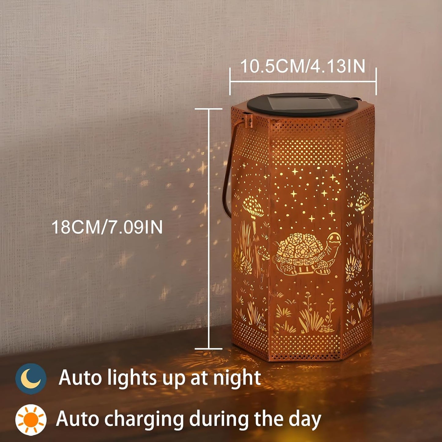 Birthday Gifts for Women Men Mom - Garden Decor Solar Lights Outdoor, 2 Pack Turtles Solar Lantern Outdoor Waterproof Outdoor Decoration for Outside, Yard, Lawn, Patio Deals