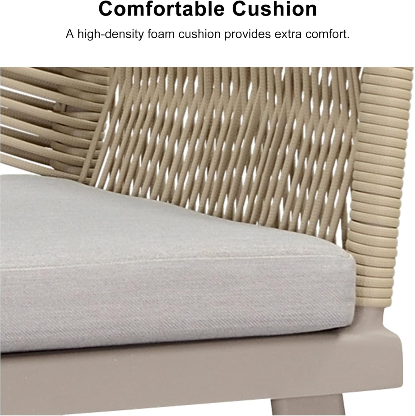 PURPLE LEAF 12 Pieces Outdoor Patio Dining Sets All-Weather PE Rattan Furniture Set with All Aluminum Frame Outdoor Table and Chairs Set for 10 People Lawn Garden Backyard Deck, Champagne