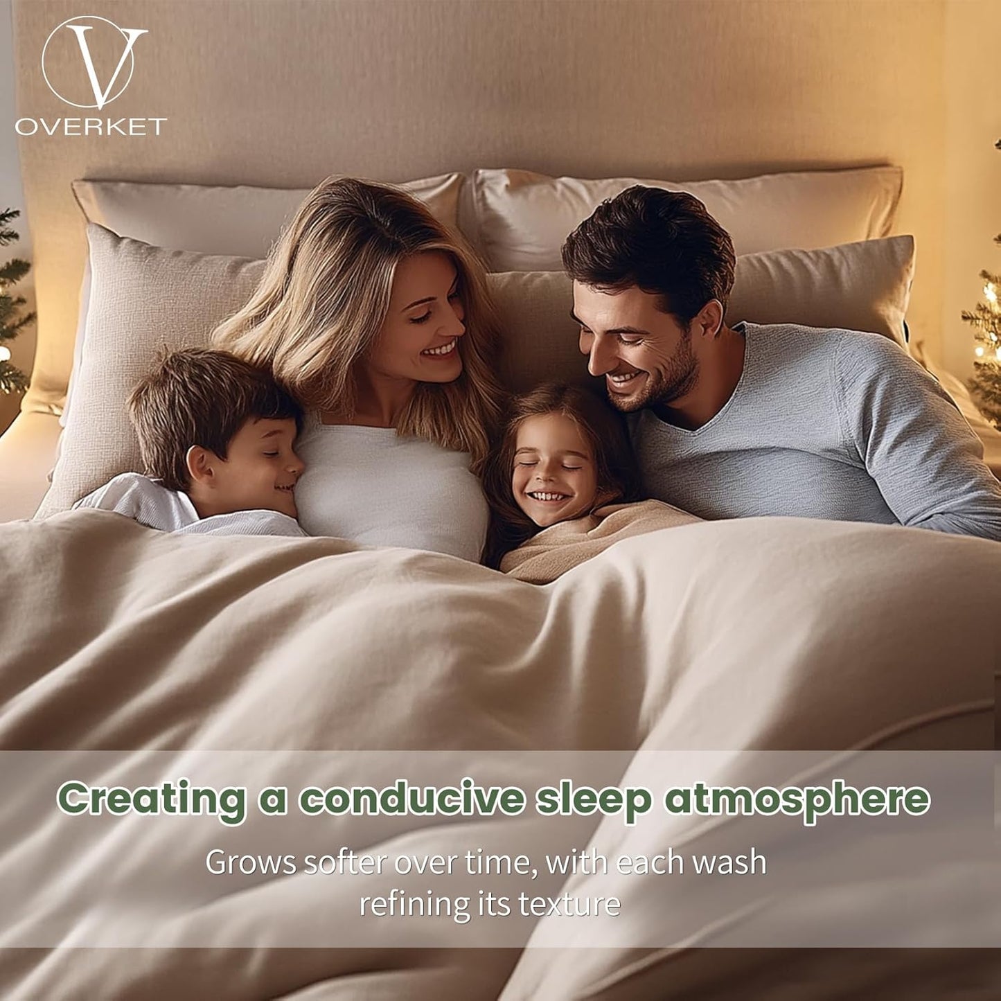 100% Linen Sheets King Size,Breathable & Durable 4-Piece Bed Flax Sheet Set,Soft All-Season Bedding for Hot Sleepers 16" Deep Pocket Oeko-TEX Certified,（King, Sage Green）