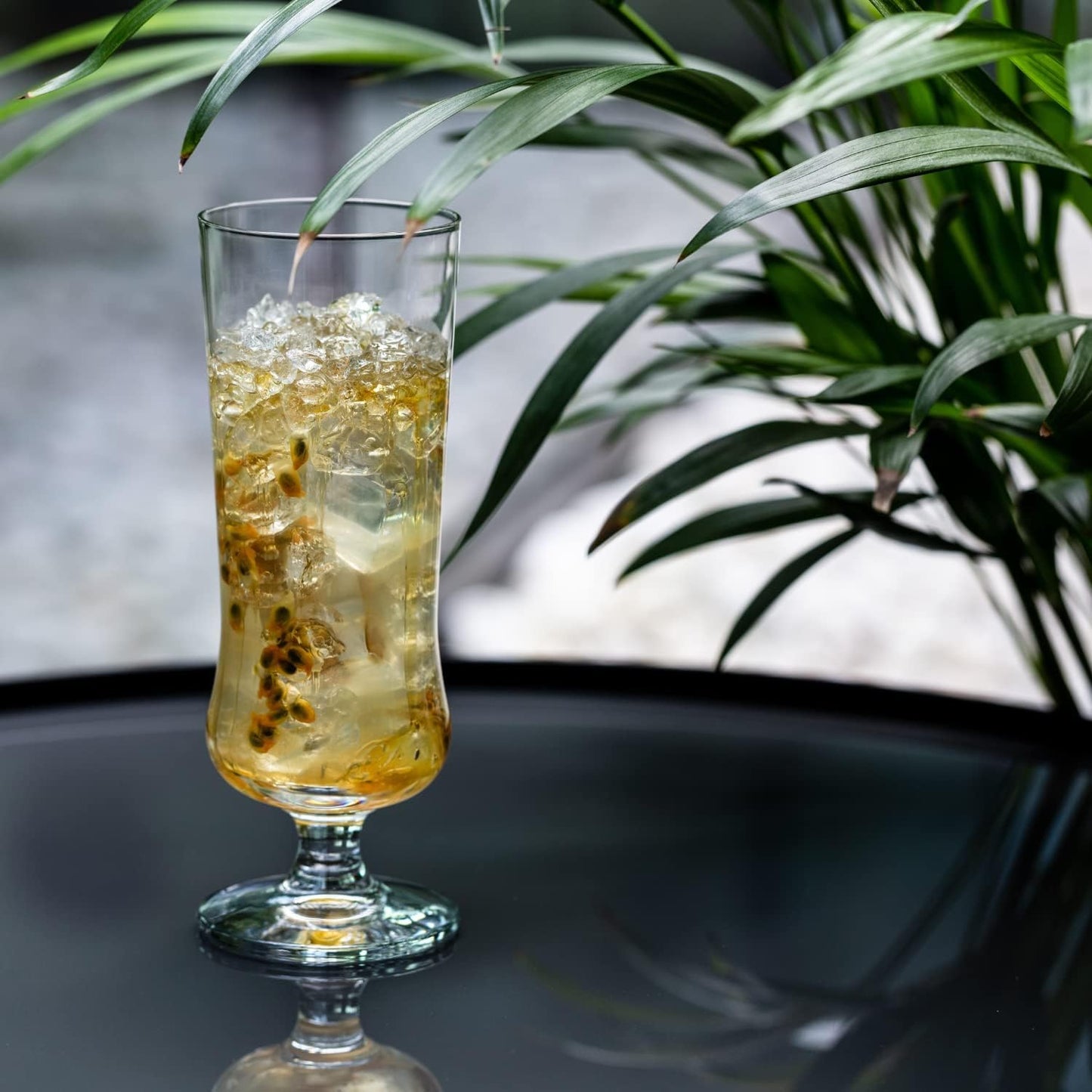 Krosno Pina Colada Cocktail Drinking Glasses, Set of 6, 10.1 oz, Avant-Garde Collection, Perfect for Alcoholic and Non Alcoholic Cocktails or Frozen Coffee, Dishwasher Safe, Made in Europe