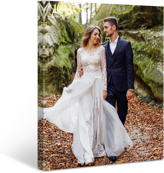 Tapuayts Custom Canvas Prints with Your Photos Framed Personalized Picture Gifts Photo Prints Canvas Wall Art for Bedroom Home Wall Decor (6" X 8")