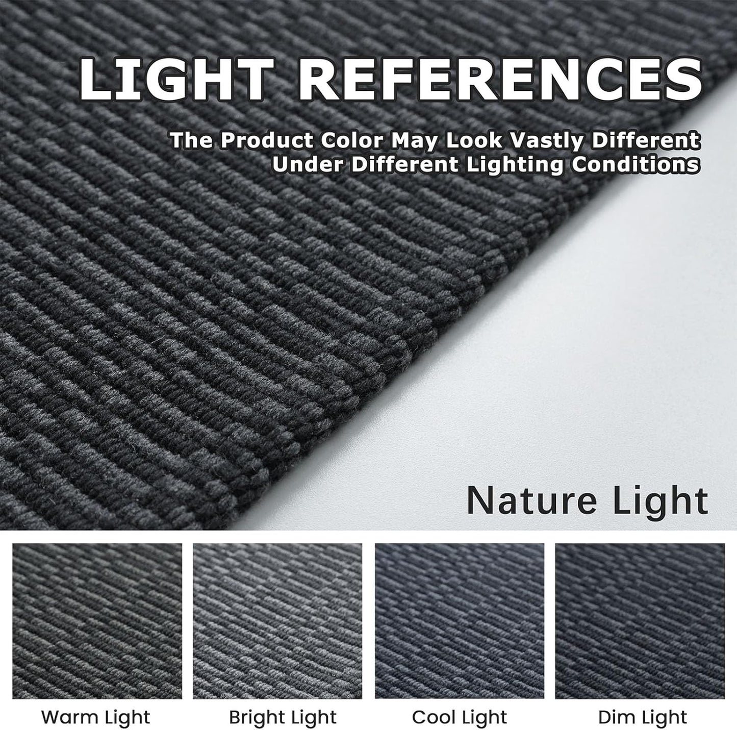 KOZYFLY Washable Runner Rug 3x20 ft Hallway Kitchen Runner Rugs with Rubber Backing Bobo Non Slip Entryway Runner Indoor, Long Carpet Runners for Hall Kitchen Entryway, Black/Grey