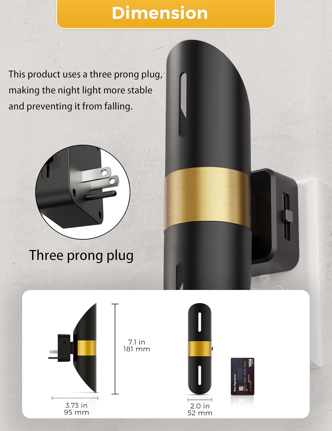 L LOHAS LED Night Lights Plug into Wall, [2-Pack] Decorative Plug in Night Light with Light Sensor,0-100LM Adjustable Brightness,Soft White 3000K, Nightlight for Hallway Bedroom Bathroom