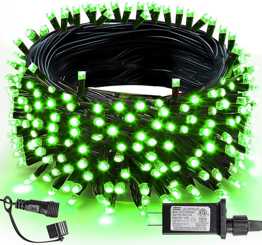 TW SHINE Green 200 LED 66FT Outdoor Halloween Lights, Waterproof Christmas Lights, Indoor Decoration
