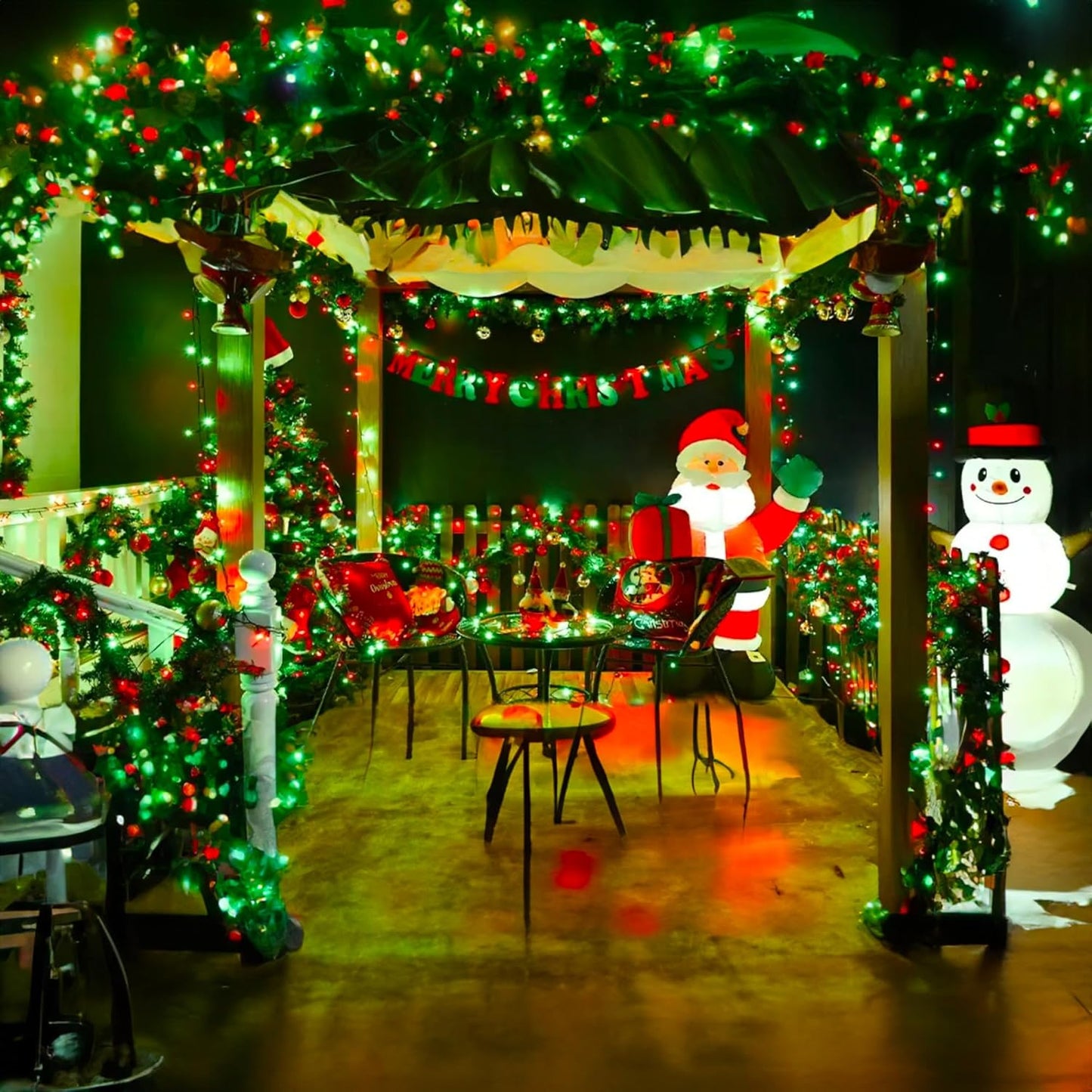 TW SHINE Christmas Mini String Lights, 20FT 100 Count Incandescent Mini Christmas Tree Lights, Waterproof Xmas String Lights for Outdoor Indoor Home Party Yard Decorations, Red and Green