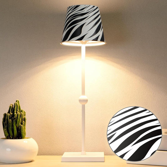 Rechargeable Cordless Table lamp with USB Port, 3 Touch Light Modes Minimalistic Table lamp, for Living Room, Bedroom, Outdoor, Restaurant(Silva-AW02)