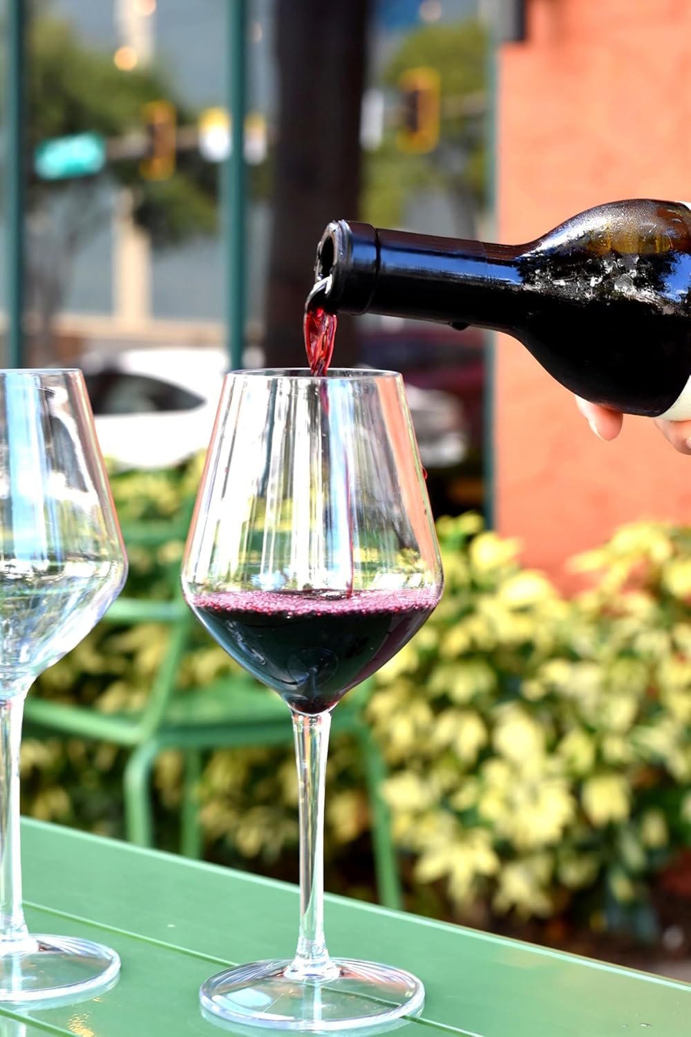 Shop Human Tritan Wine Glass Set (15oz), BPA Free Wine Drinking Glasses Set of 6, Unbreakable Wine Glasses, Stemmed Wine Glasses