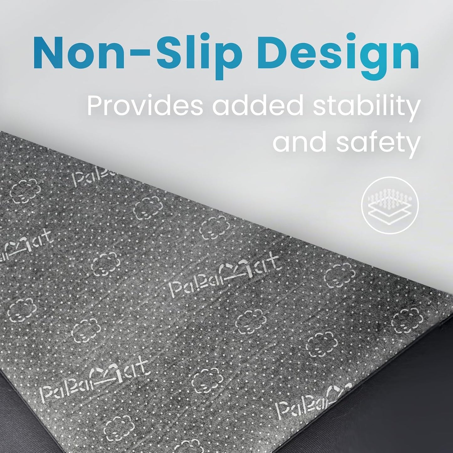 1.3" Thick Baby Play Mat for Floor Playpen, 71x79 Large Foam Tummy Time Mat, Padded Support Soft Plush Nursery Rug for Infant Kids Toddler Crawling Kick Activity (Lavender)