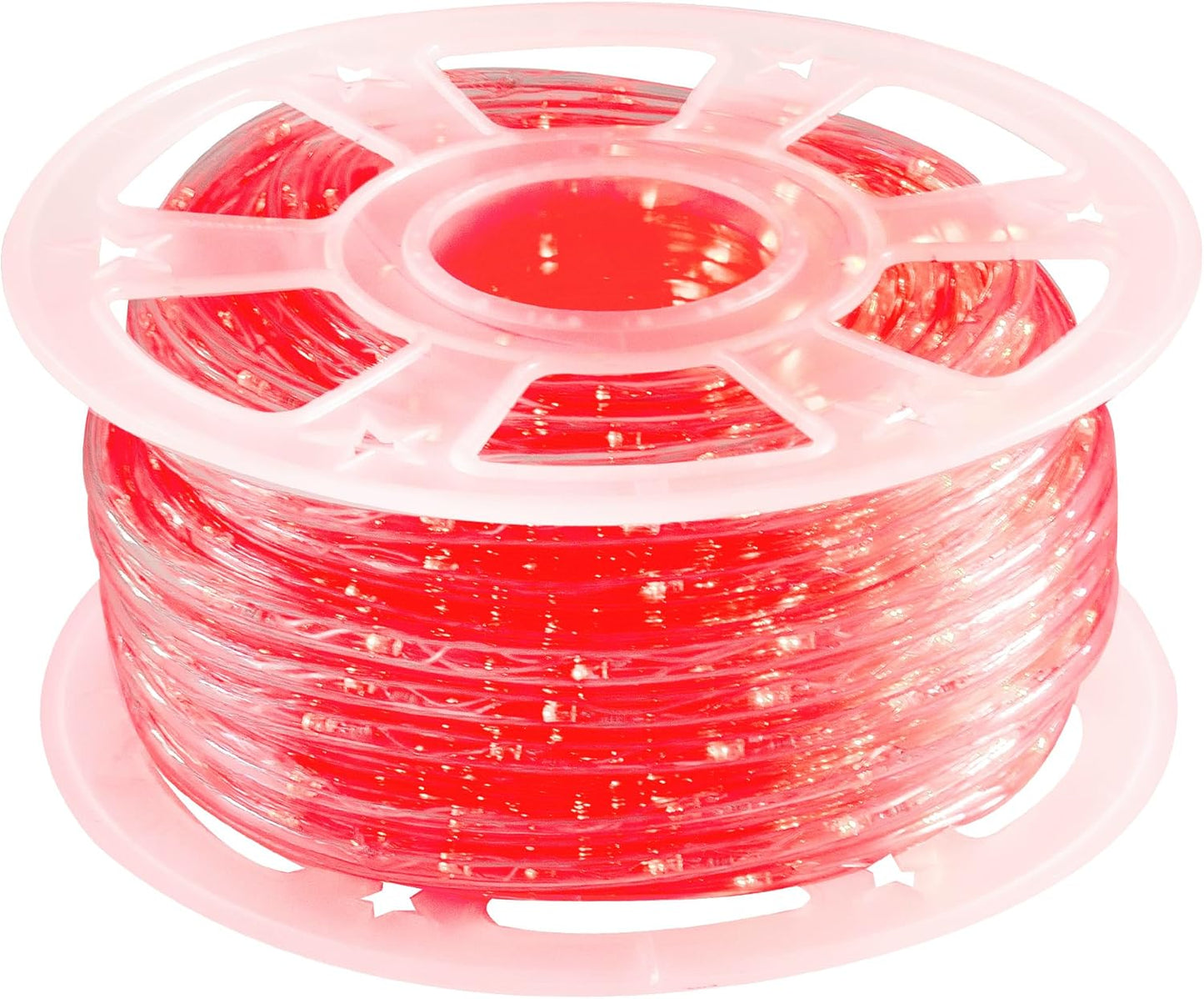 Waterproof LED Rope Lights, Connectable & Flexible with 8 Modes, Outdoor Lighting for Deck, Garden, Pool, Patio & Christmas Decor (Red, 100ft)