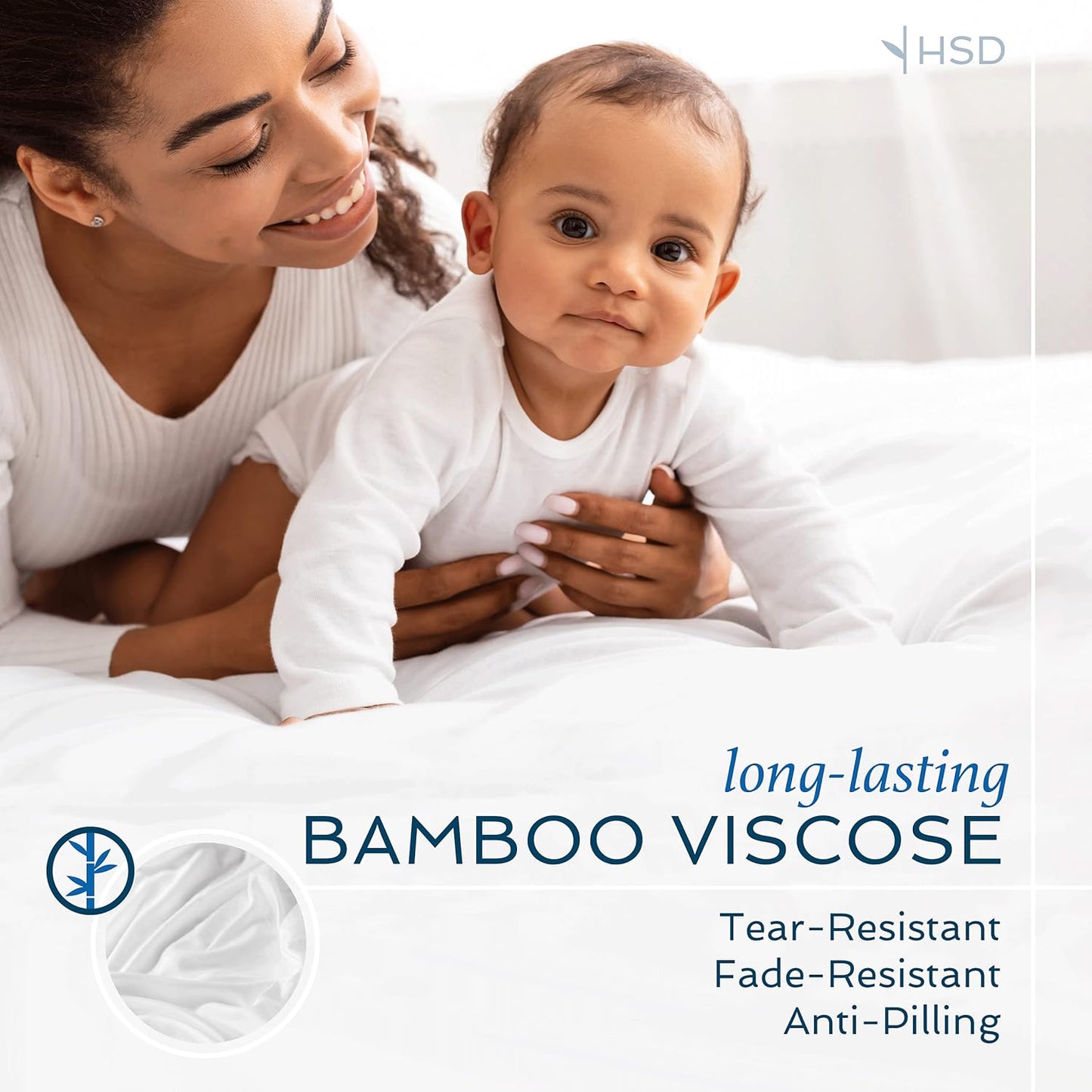 Hotel Sheets Direct 4 Piece Bed Sheet Set Full Size, 100% Viscose Derived from Bamboo Sheets Set with 2 Pillowcases, Cooling & Breathable Luxury Bedding, Moisture-Wicking & Silky Soft, Light Yellow