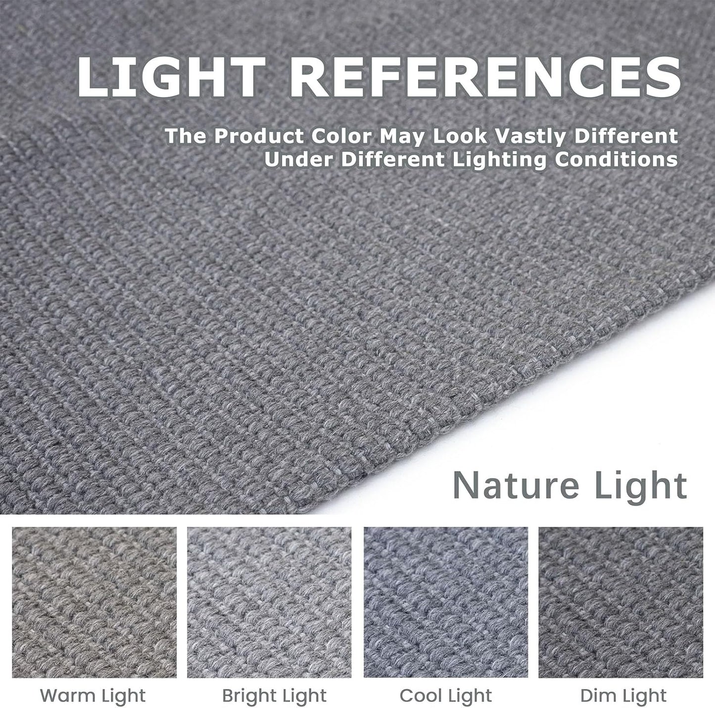 KOZYFLY Washable Runner Rug 2x10 ft Hallway Kitchen Runner Rugs with Rubber Backing Bobo Non Slip Entryway Runner Indoor, Long Carpet Runners for Hall Kitchen Entryway, Grey